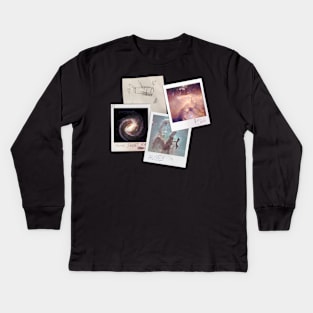 Space Photography Kids Long Sleeve T-Shirt